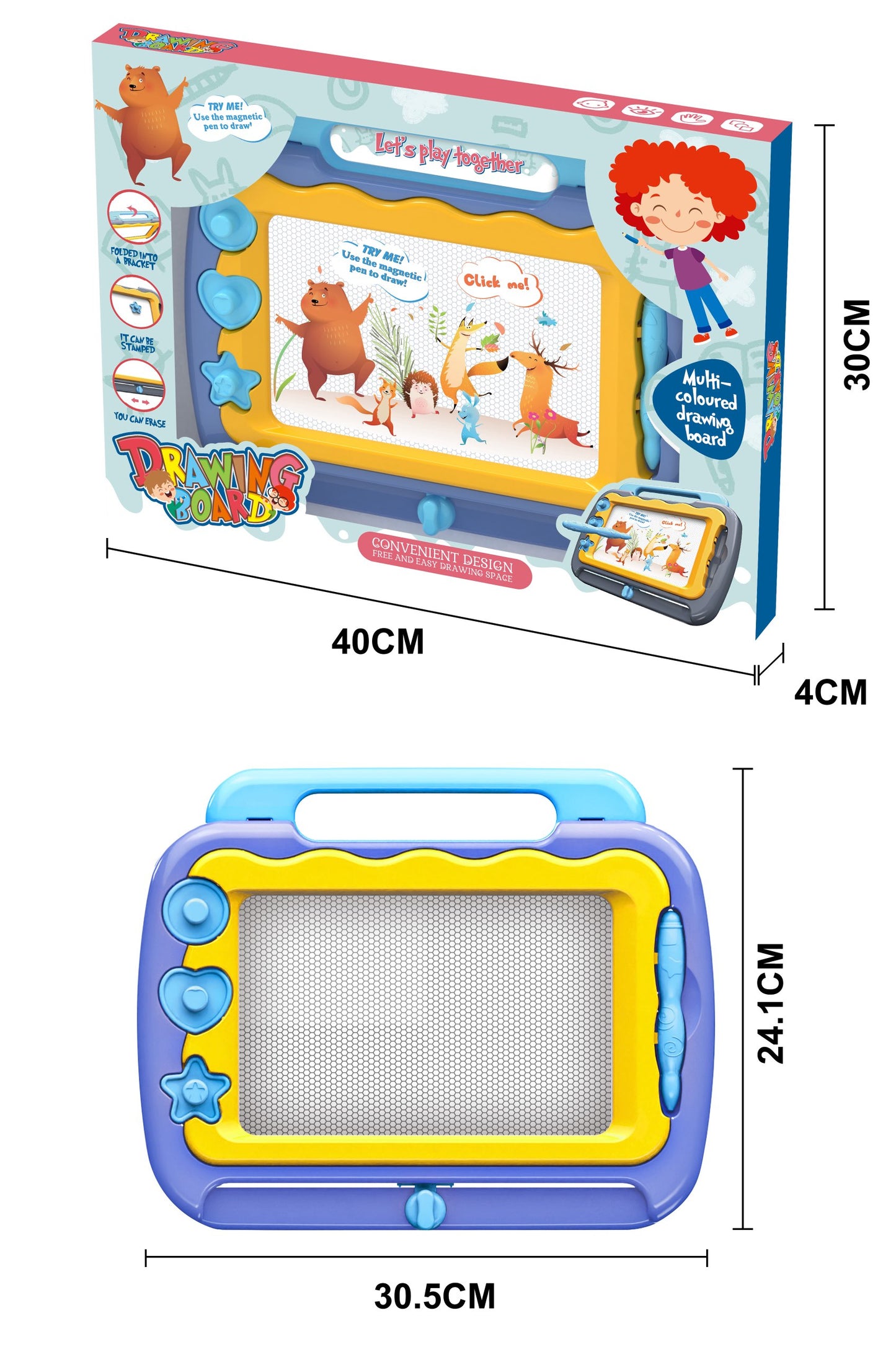 Mess-Free Magnetic Drawing Board