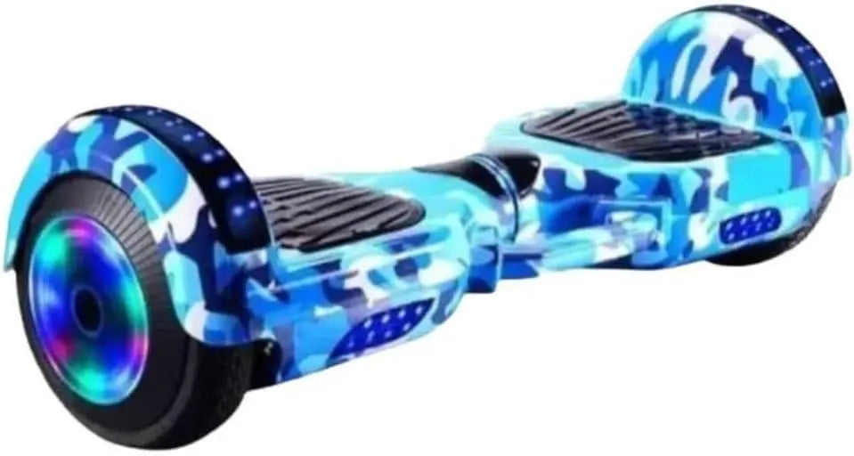 6.5 Inch Smart Auto Balance Hoverboard With Bluetooth Speaker - Army Blue Toyz N Tingz