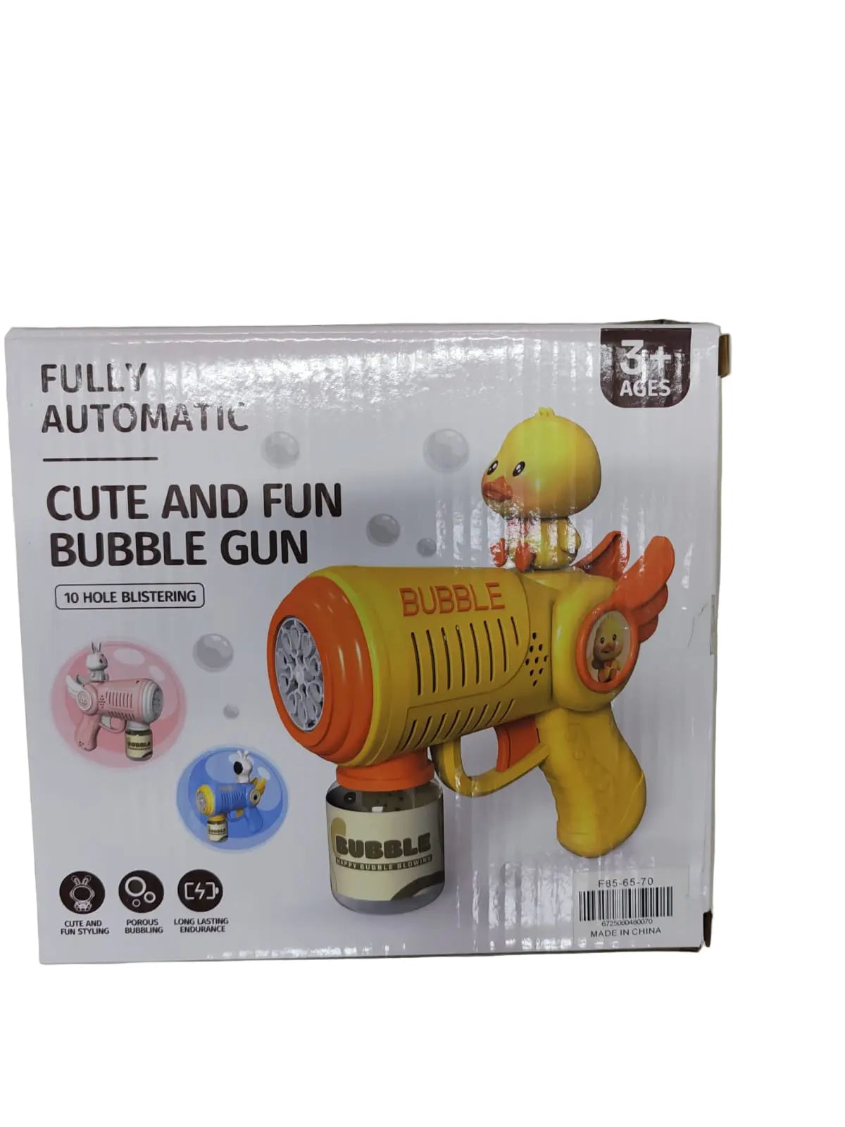 Automatic Bubble Gun Machine for Kids - Outdoor Bubble Blower Toy Toyz N Tingz