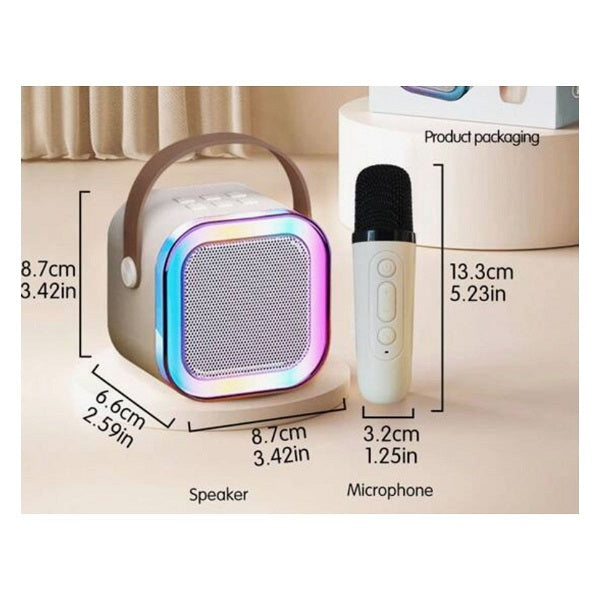 Colourful Karaoke Sound System With 2 Mics