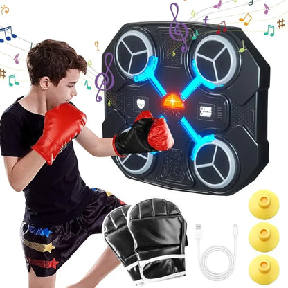 Music Boxing Target Rechargeable Bluetooth Music Boxing Machine   (Black) Toyz N Tingz
