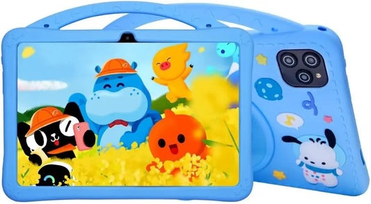 VGKE HF Kids Tablet, 10.1-Inch IPS Display, Blue Toyz N Tingz