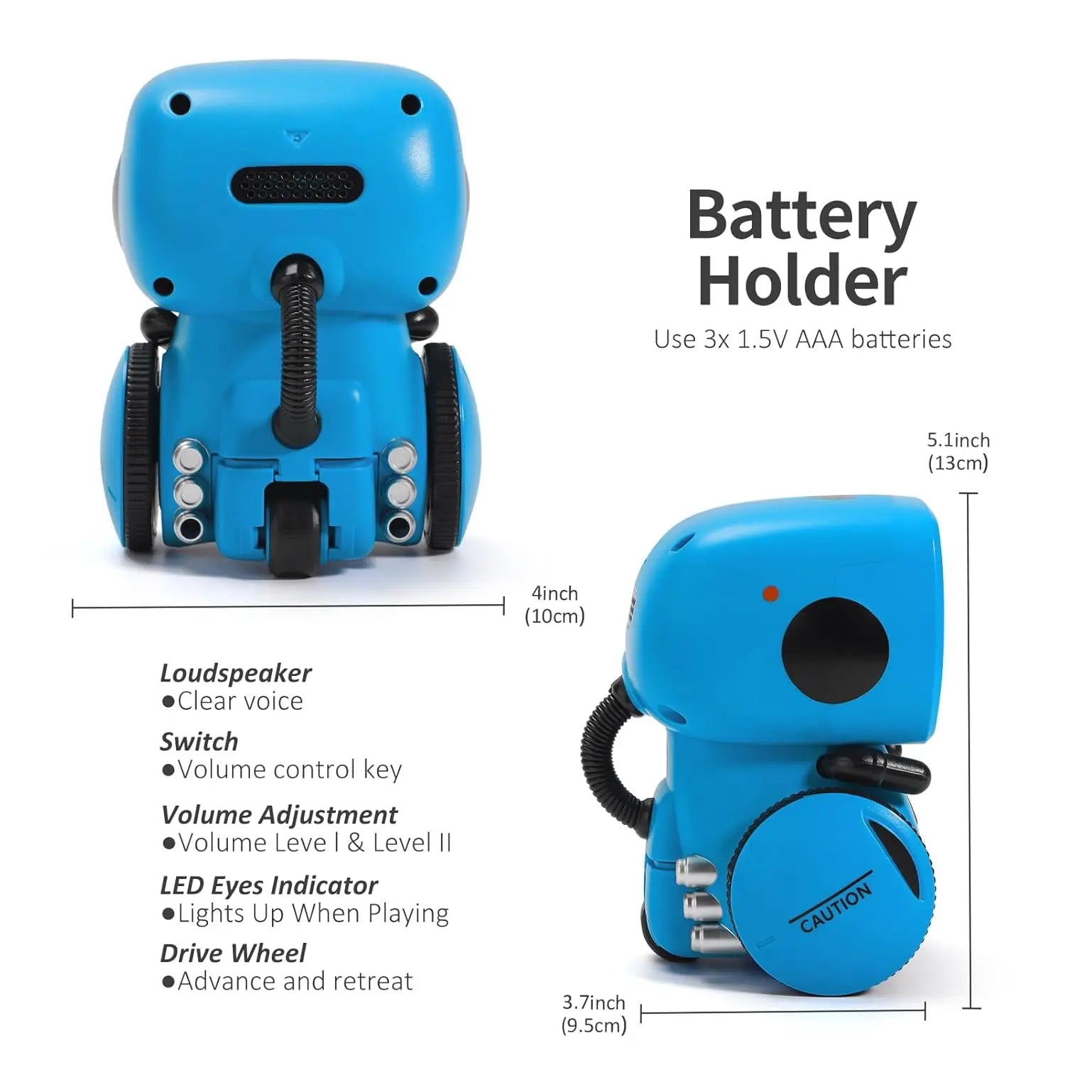 Interactive Smart Robot Toy – Talking, Singing, Dancing & Voice-Controlled Companion for Kids Toyz N Tingz