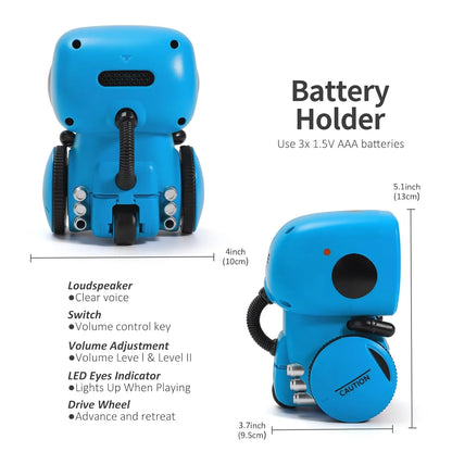 Interactive Smart Robot Toy – Talking, Singing, Dancing & Voice-Controlled Companion for Kids Toyz N Tingz