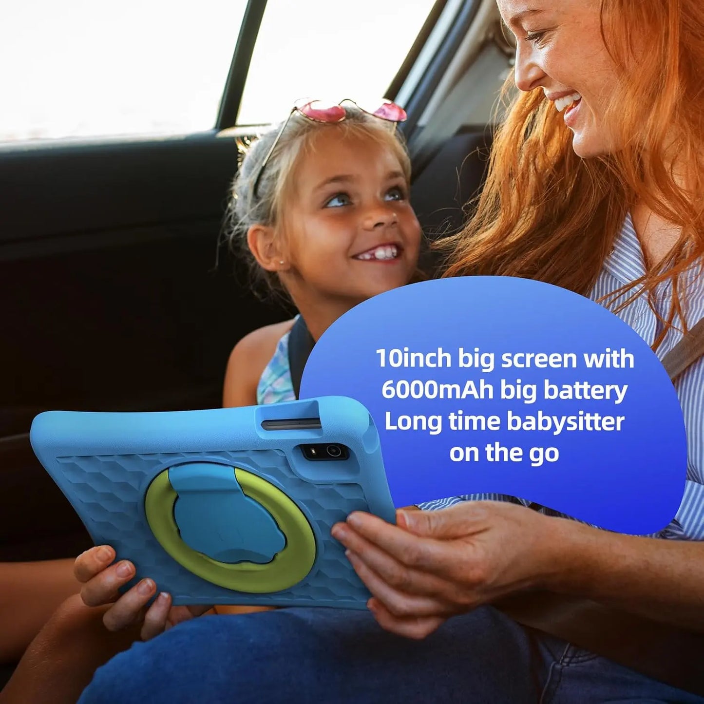 10" Kids Tablet Android 13 with Case – 4GB+64GB (Blue) Toyz N Tingz