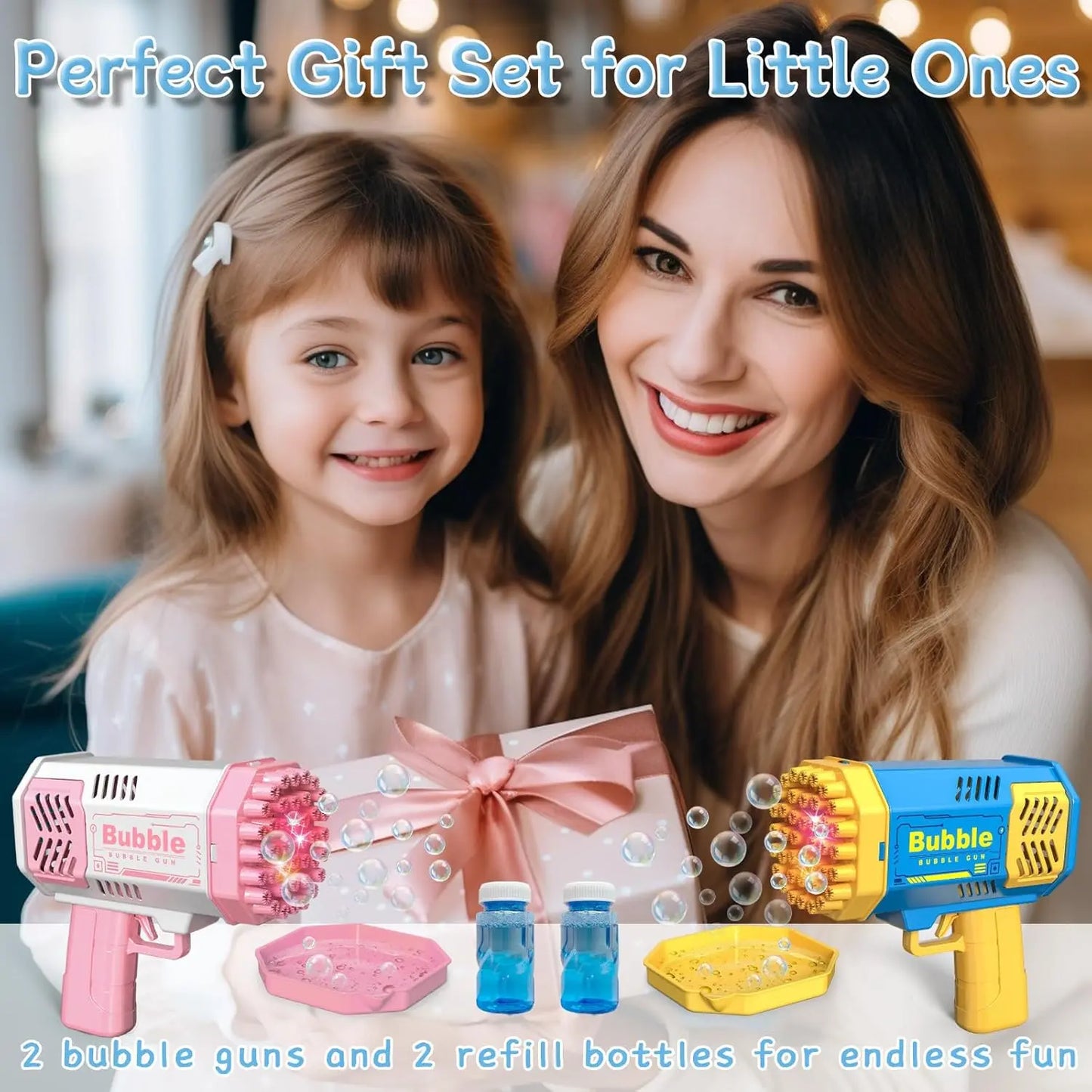 Kids Bubble Gun – Five-Hole Toyz N Tingz