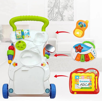 Baby Walker First Steps 2in1 Activity Musical Toys Car Toyz N Tingz