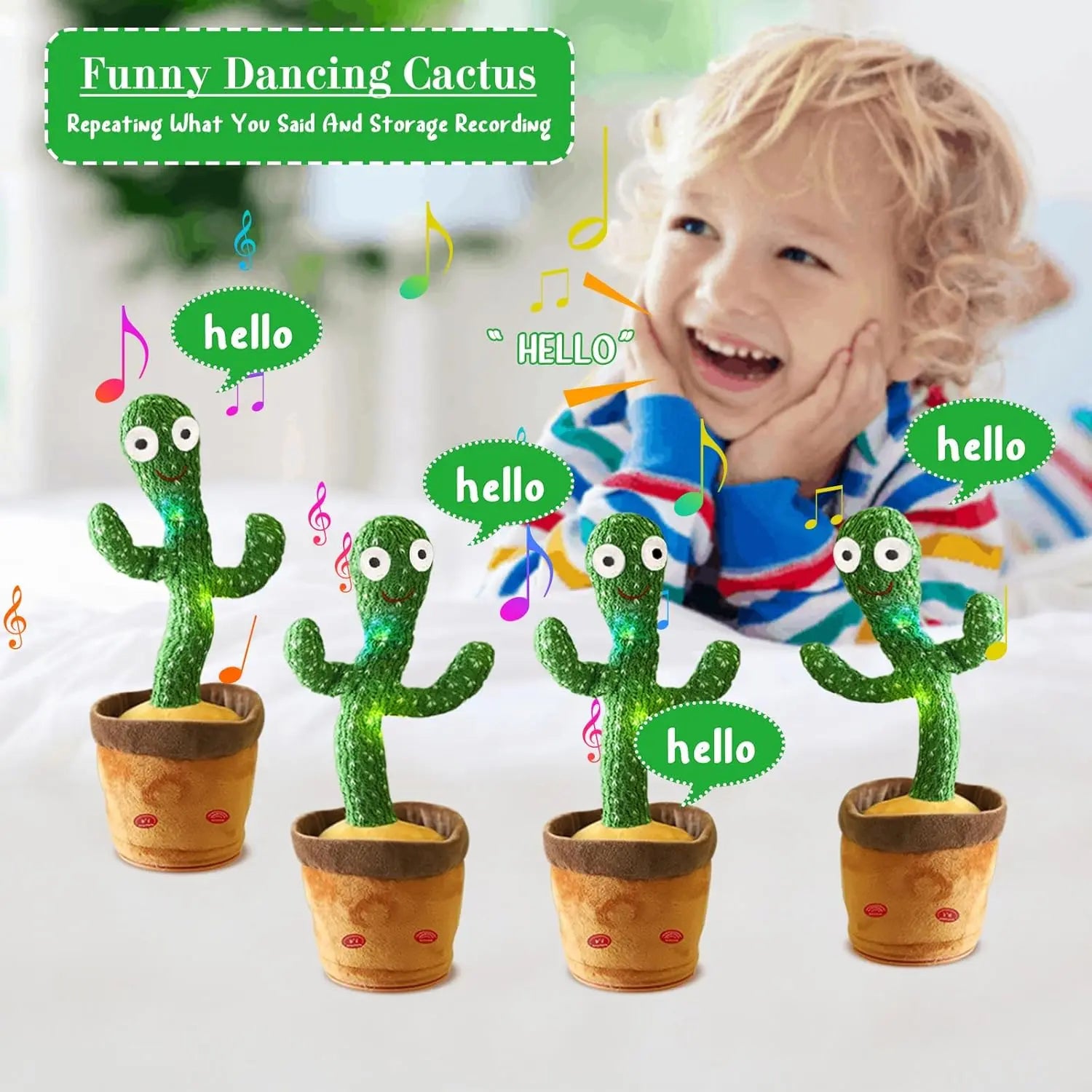 Dancing Talking Cactus Toy Toyz N Tingz