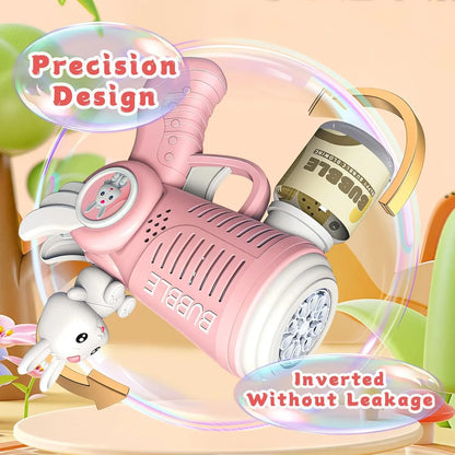 LED Bubble Gun Set with Bubble Solution – Automatic Bubble Machine for Kids (3–8 Years) Toyz N Tingz