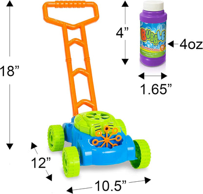 ArtCreativity Bubble Lawn Mower – Bubble Blowing Push Toy for Toddlers (Ages 1–5)