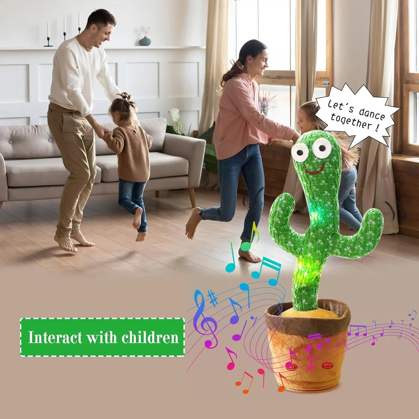 Dancing Talking Cactus Toy Toyz N Tingz