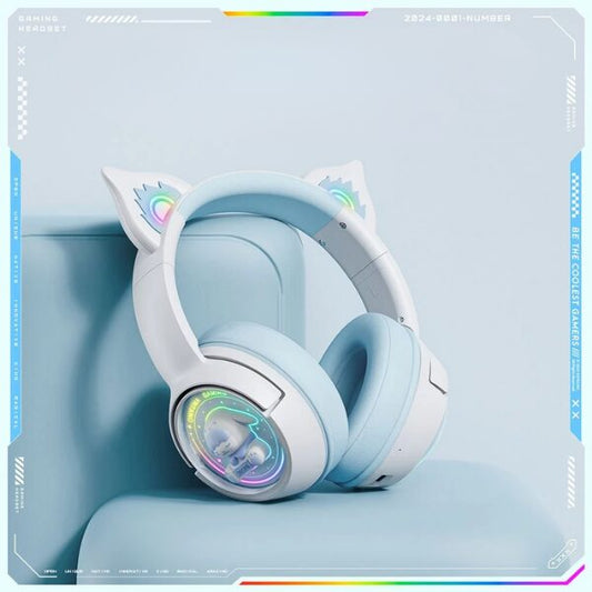 ONIKUMA B5 Cat Ear Wireless Gaming Headset (KUKU Rabbit)