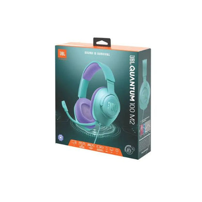 QUANTUM 100M2 Cyan Wired over-ear gaming headset