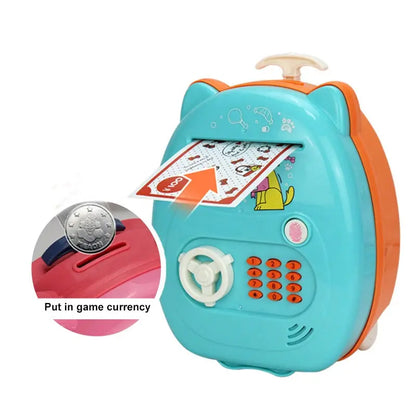 Kids Plastic Money Saving Box Toy Electronic Fingerprint Toyz N Tingz