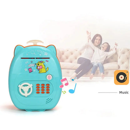 Kids Plastic Money Saving Box Toy Electronic Fingerprint Toyz N Tingz