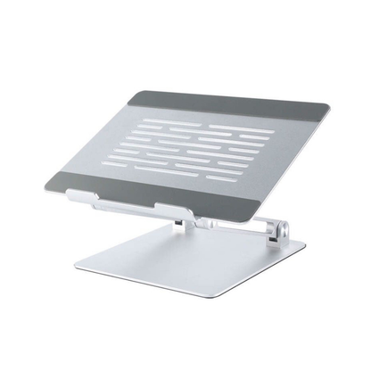 Tablet Stand Holder – Dual Rod Aluminum Adjustable Dock, Multi-Angle Riser for iPad & Tablets, Home & Office