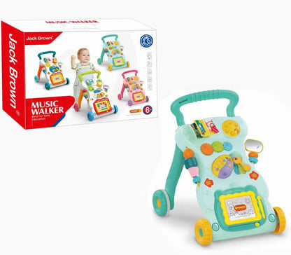 Jack Brown Multifunctional First Steps Baby Walker Toy - Green Toyz N Tingz