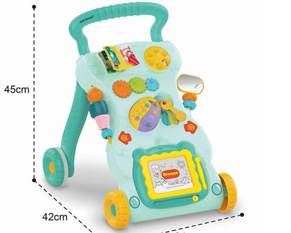 Jack Brown Multifunctional First Steps Baby Walker Toy - Green Toyz N Tingz