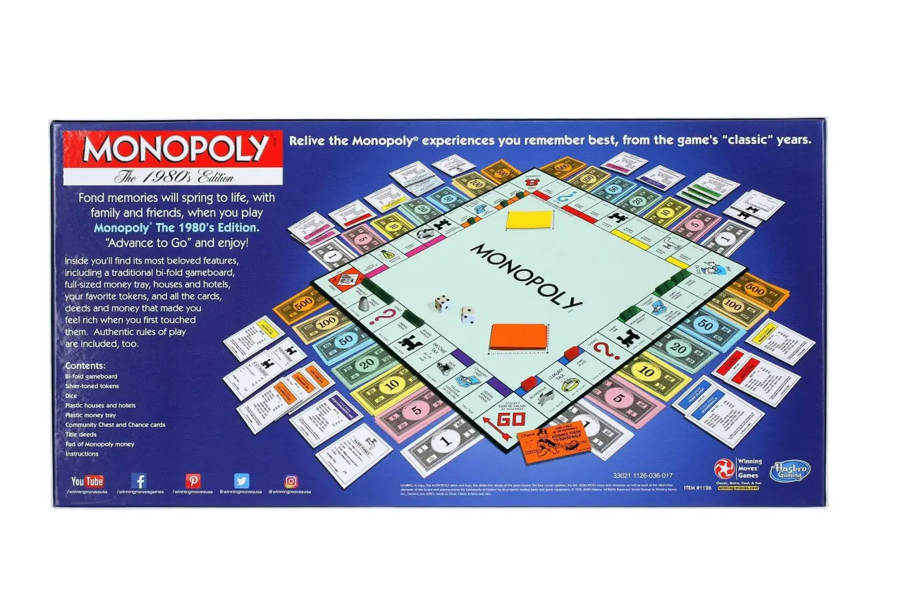 Classic Monopoly Family Board Game – 2 to 8 Players, Ages 8+ Toyz N Tingz