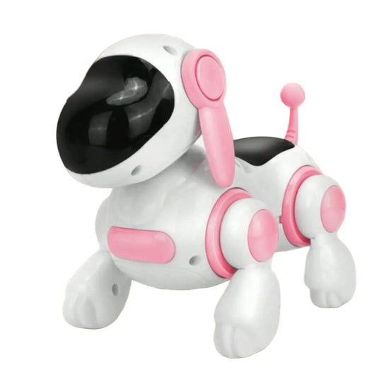 Interactive Walking Puppy Toy With LED Lights & Realistic Sounds - Pink Toyz N Tingz