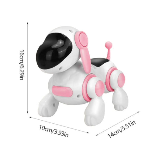 Interactive Walking Puppy Toy With LED Lights & Realistic Sounds - Pink Toyz N Tingz