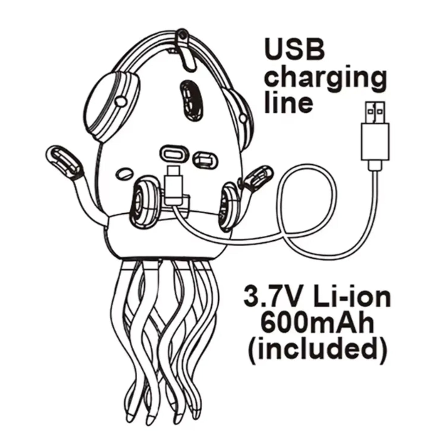 Baby Toy with LED Lights and Music, Magic Electric Dancing Octopus Toy Toyz N Tingz