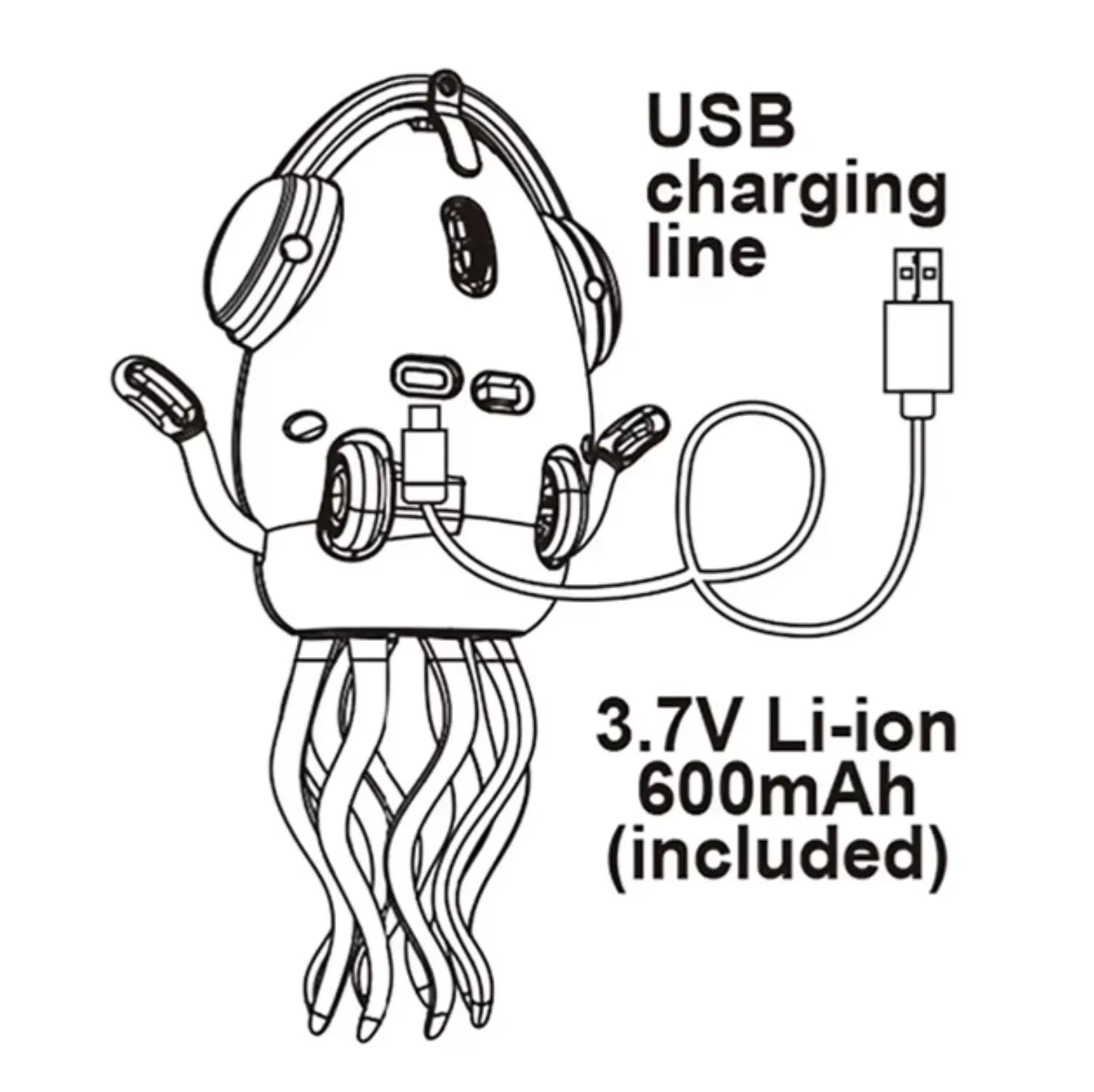 Baby Toy with LED Lights and Music, Magic Electric Dancing Octopus Toy Toyz N Tingz