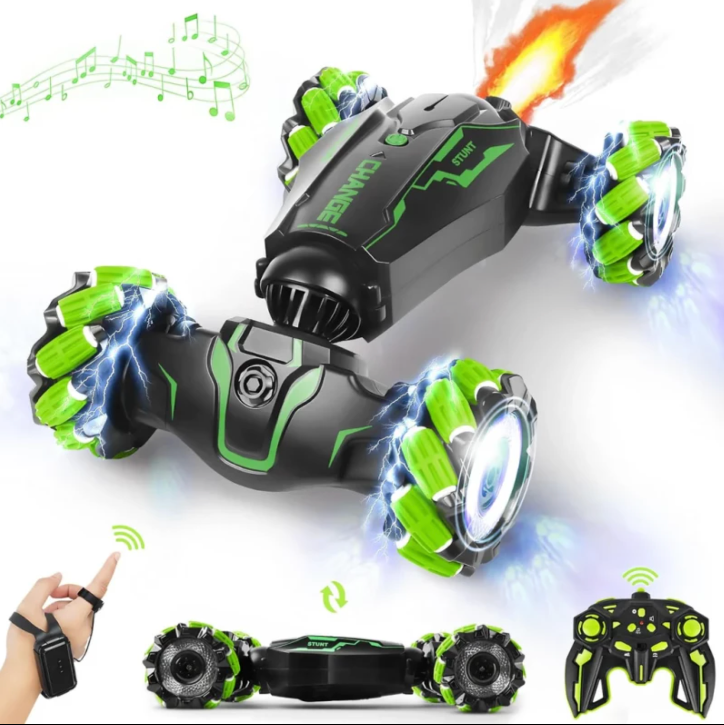 K Toys 360° Rotating Transformer RC Climbing Car , Random
