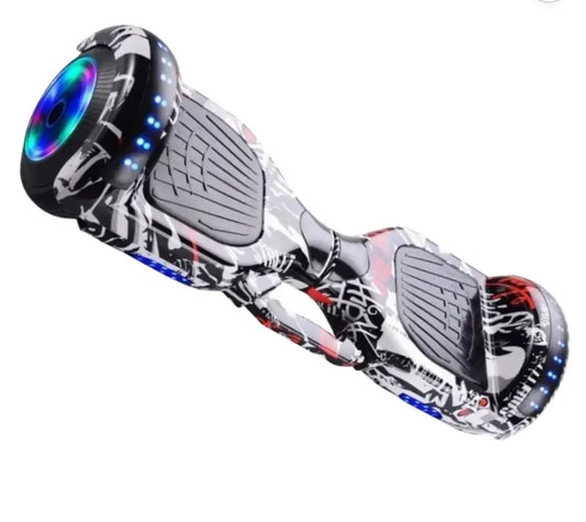 Generic 8" Inch Smart Self Balance Scooter w/ Bluetooth (Hoverboard) 50 inch x 15 cm Skateboard  (Multicolour, Pack of 1) Toyz N Tingz