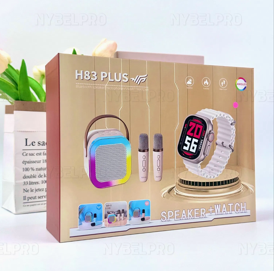 Smart Watch with Microphones and Karoake speaker