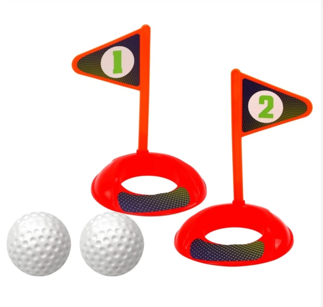 Golf Toy Set for Kids – Plastic Clubs and Portable Cart