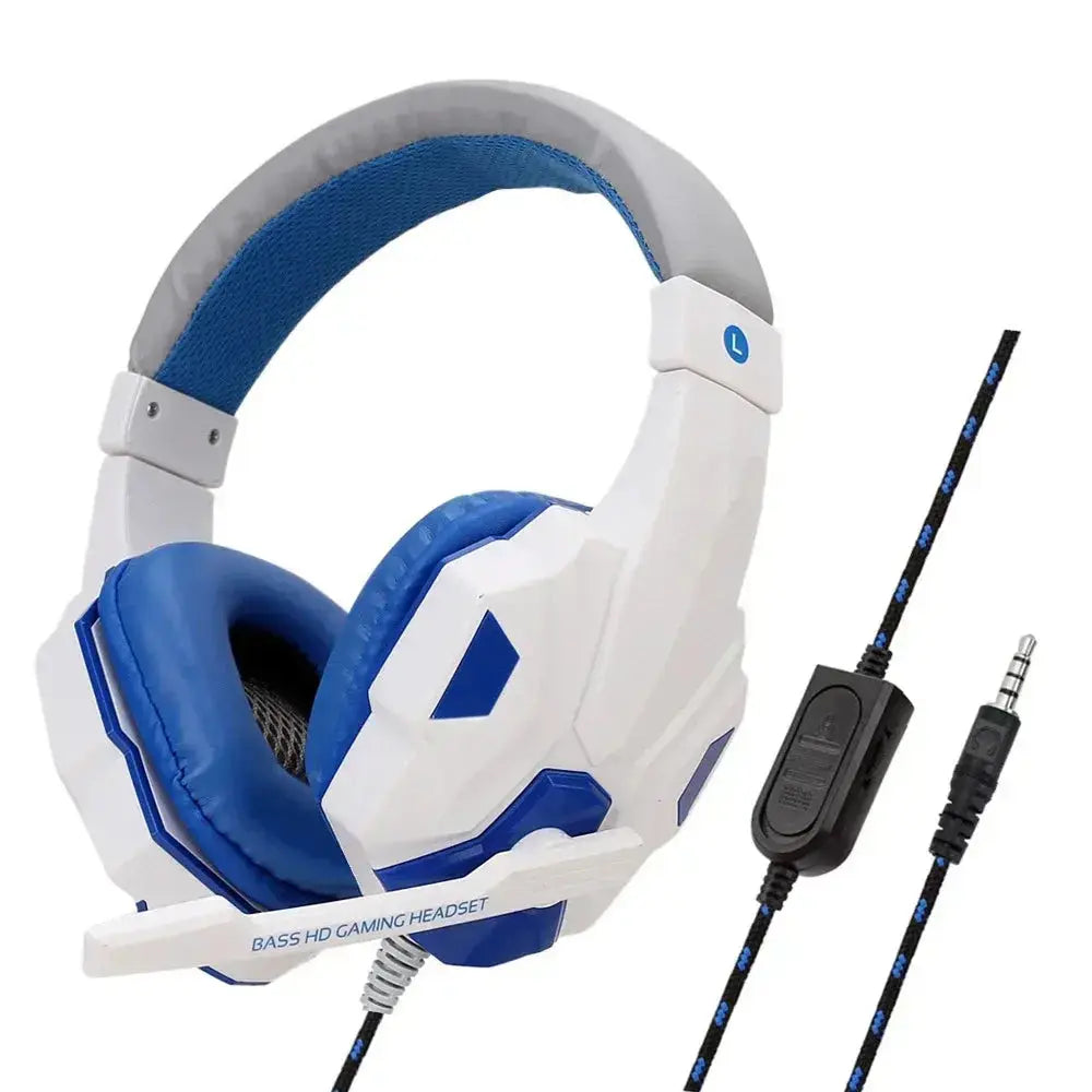 Wired PS4/PS5/Xbox/Smartphone/PC Headset Gaming Headset WHITE Toyz N Tingz