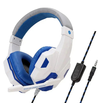 Wired PS4/PS5/Xbox/Smartphone/PC Headset Gaming Headset WHITE Toyz N Tingz
