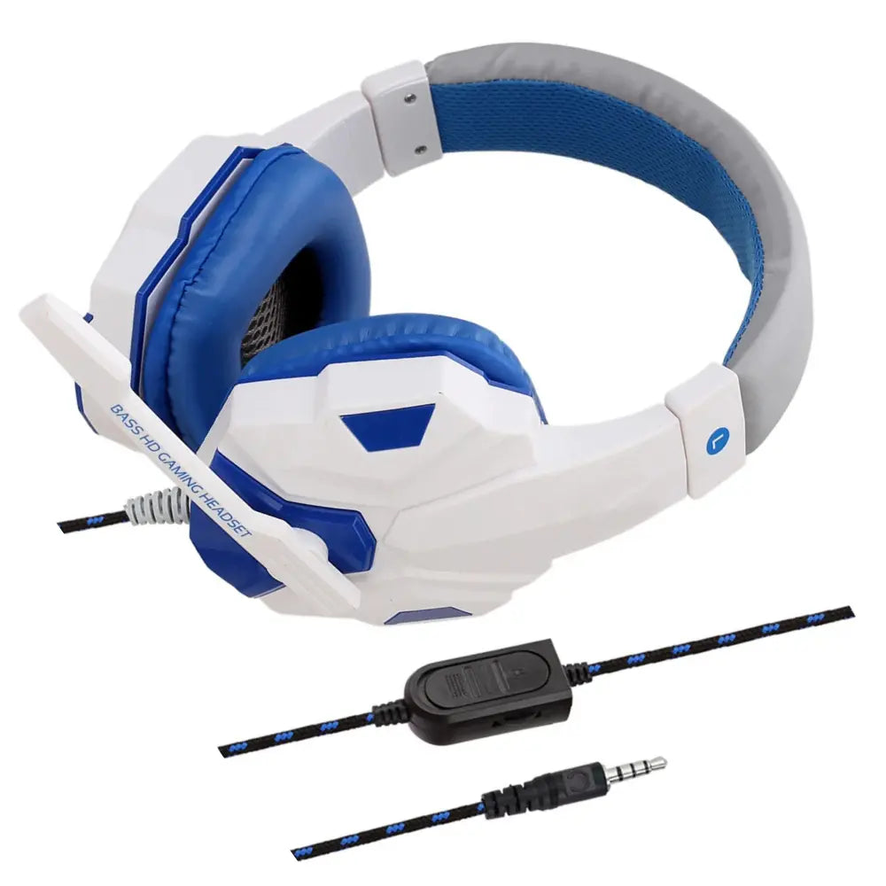 Wired PS4/PS5/Xbox/Smartphone/PC Headset Gaming Headset WHITE Toyz N Tingz