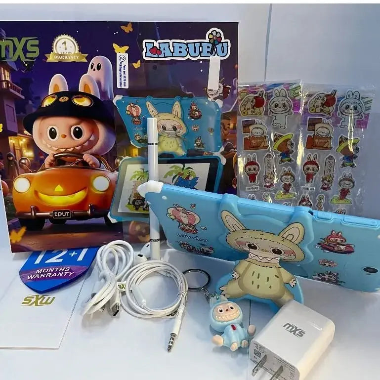 MXS LABUBU Kids Tablet – Android, 12GB+512GB, 5G/WiFi, Educational Tablet Toyz N Tingz
