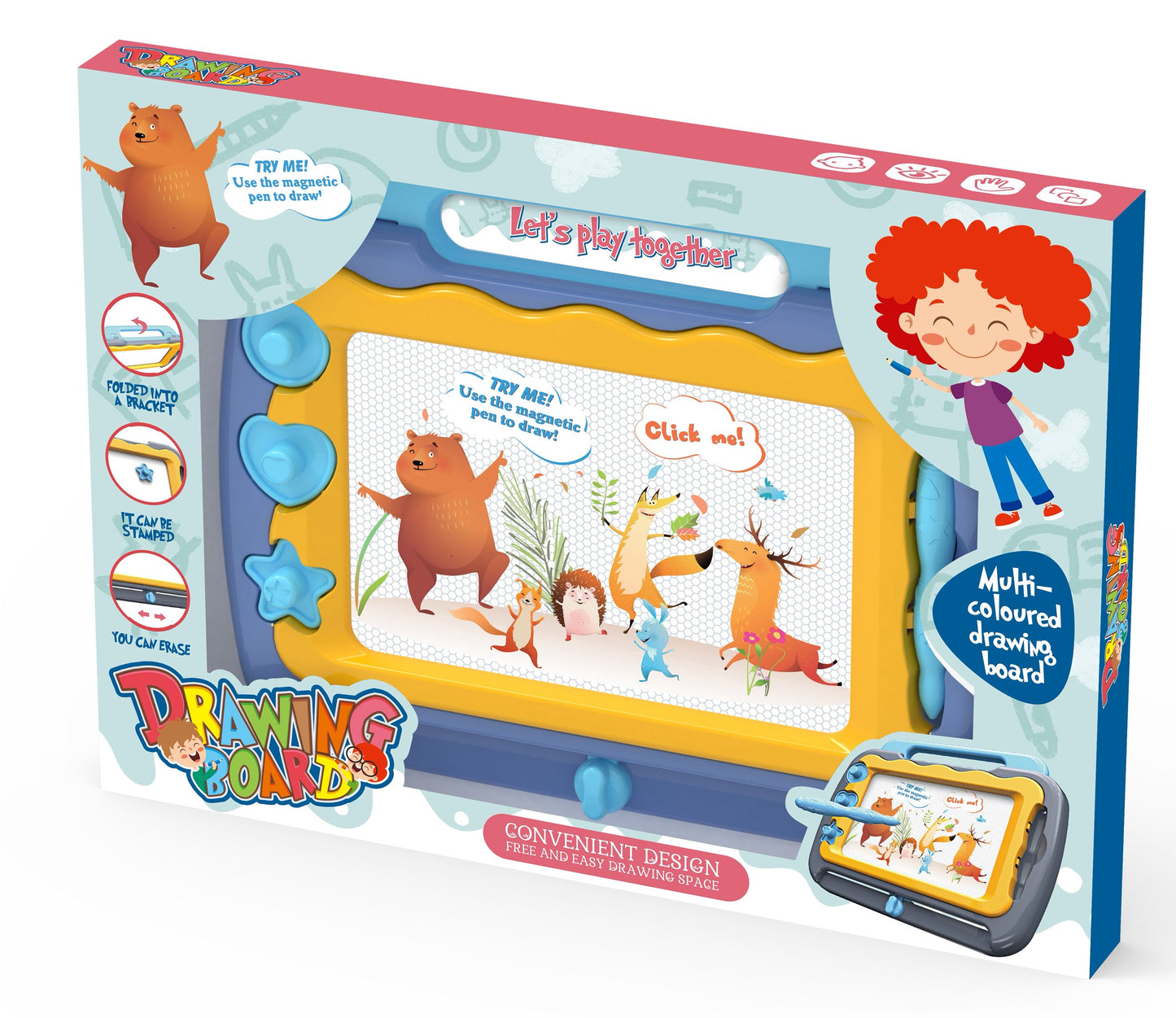 Mess-Free Magnetic Drawing Board