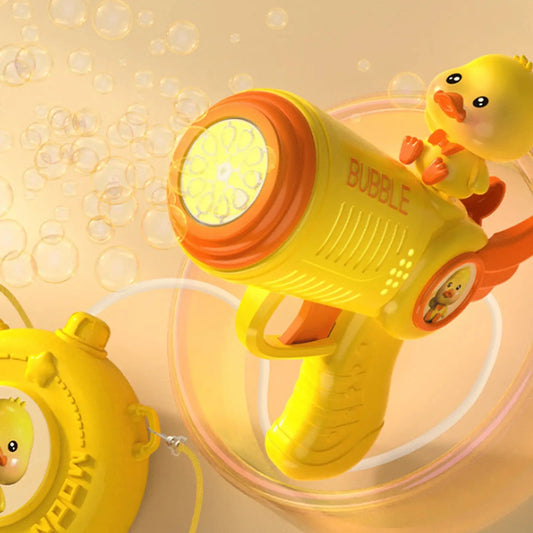 Automatic Bubble Gun Machine for Kids - Outdoor Bubble Blower Toy Toyz N Tingz