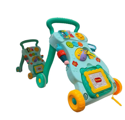 Jack Brown Multifunctional First Steps Baby Walker Toy - Green Toyz N Tingz