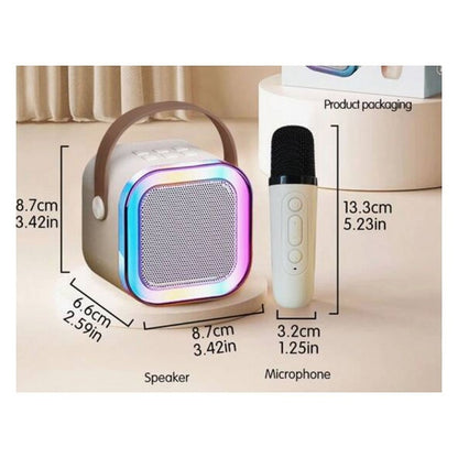 Colourful Karaoke Sound System With 2 Mics