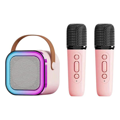Colourful Karaoke Sound System With 2 Mics