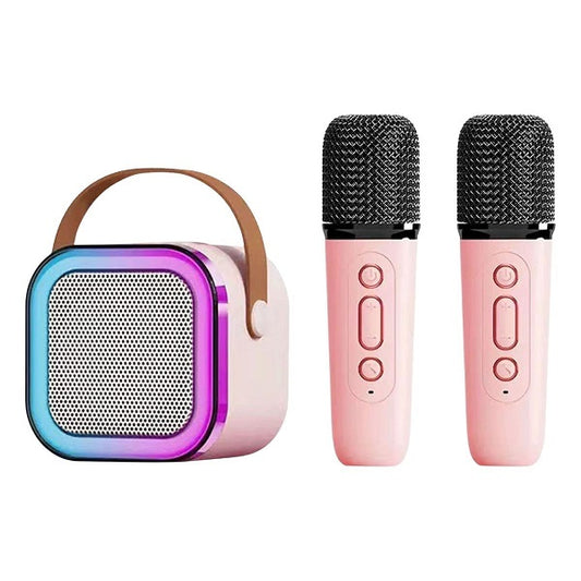Colourful Karaoke Sound System With 2 Mics