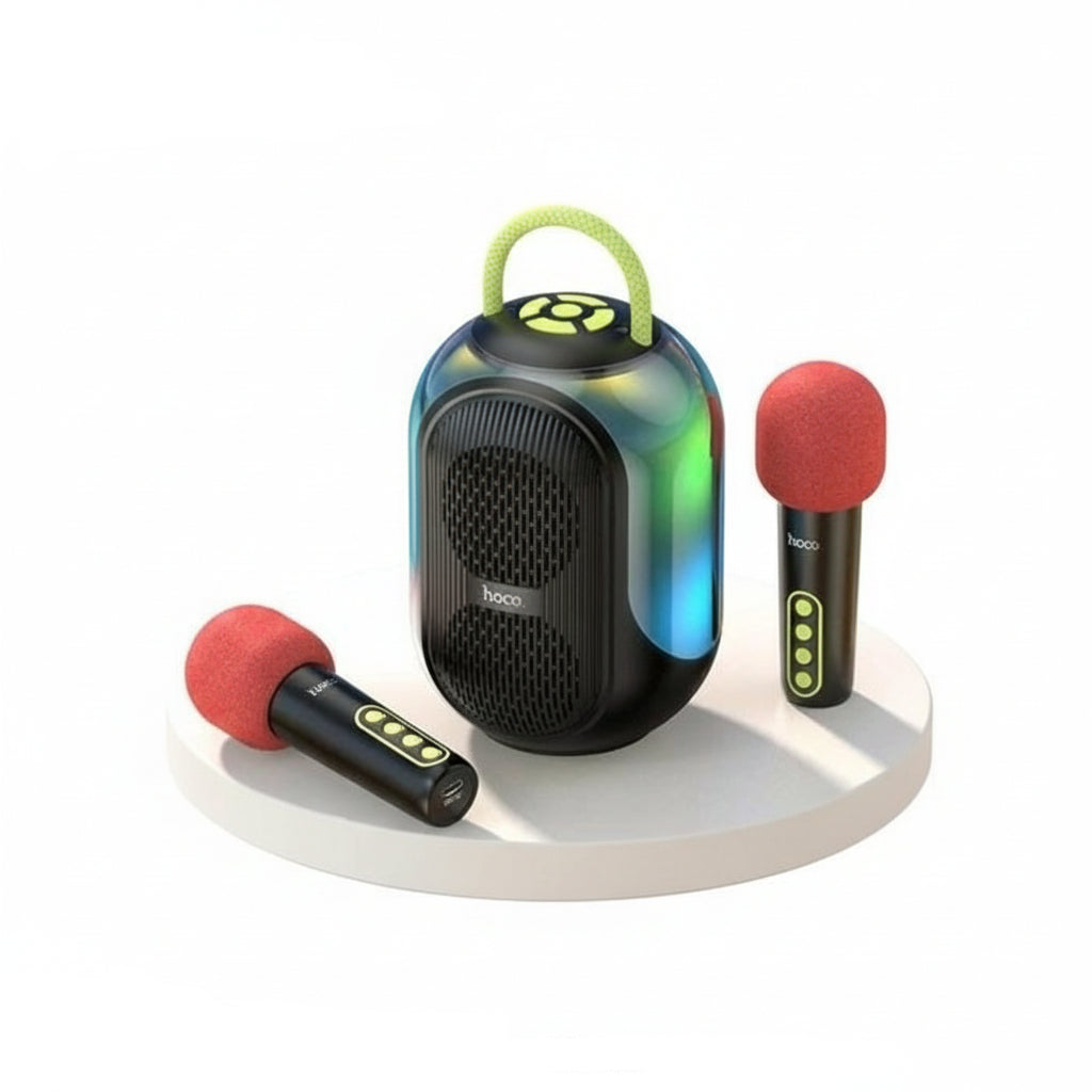 RGB Bluetooth Speaker with 2 Microphones – Cool Party Sound