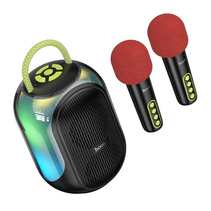 RGB Bluetooth Speaker with 2 Microphones – Cool Party Sound