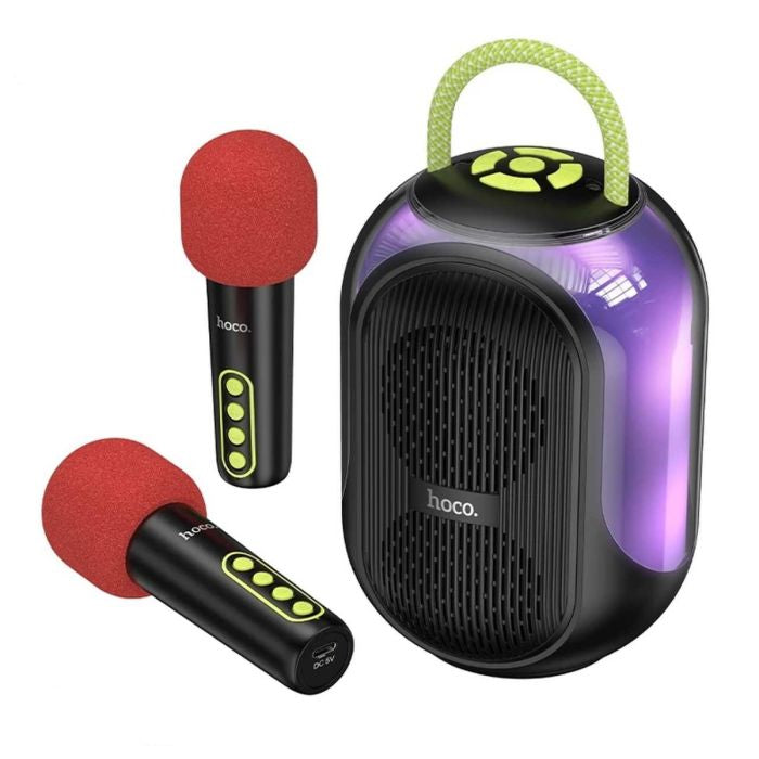 RGB Bluetooth Speaker with 2 Microphones – Cool Party Sound